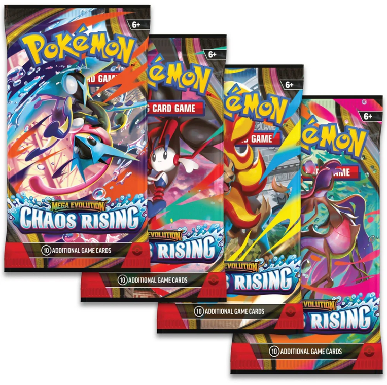 Pokemon TCG – Mega Evolution: Chaos Rising Booster (φακελάκι)
