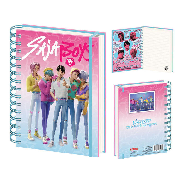 KPop Demon Hunters Derpy Saja Boys A5 Νotebook - SR2511455