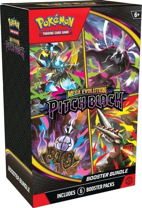 Pokemon TCG Mega Evolution: Pitch Black - Booster Bundle (6 Booster) - POK104221