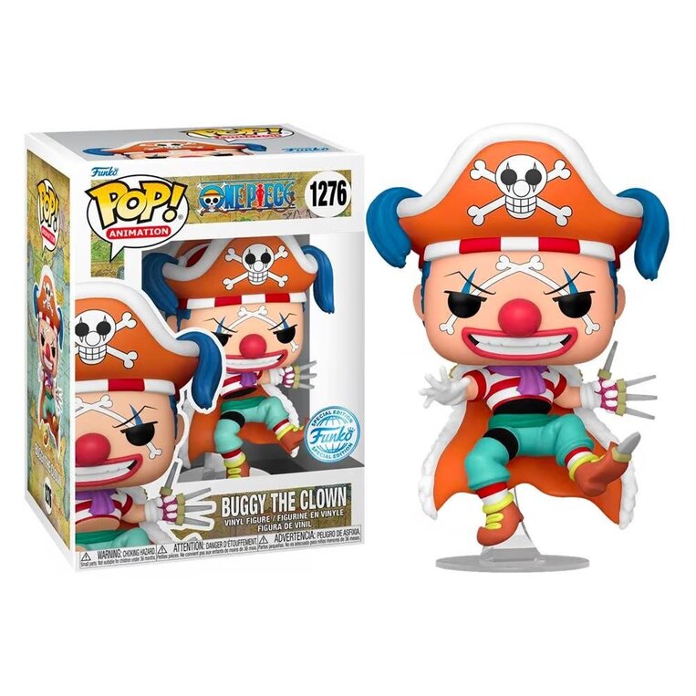 Funko POP! One Piece - Buggy the Clown #1276 Figure ( Exclusive)