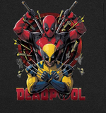 Deadpool T-Shirt Deadpool And Wolverine Pose - PCMTS177DPL