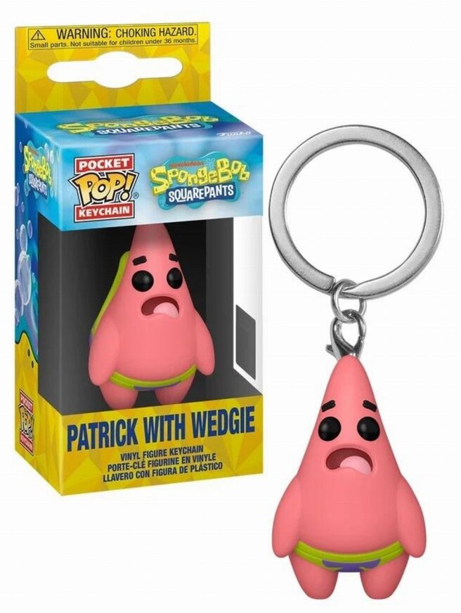 Funko Pocket POP! Μπρελόκ SpongeBob SquarePants Movie - Patrick with Wedgie