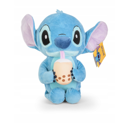 Stitch Bubble Tea Mascot Cuddly Toy With Tea Lilo Large 35 Cm - MA71423T