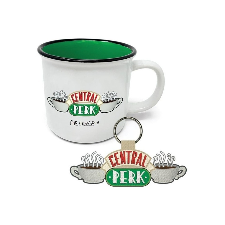 Friends (Central Perk) Campfire Mug and Keychain Gift Set - GP85926