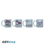 Friends Set 4 Espresso Mugs Doodle - MGS0024