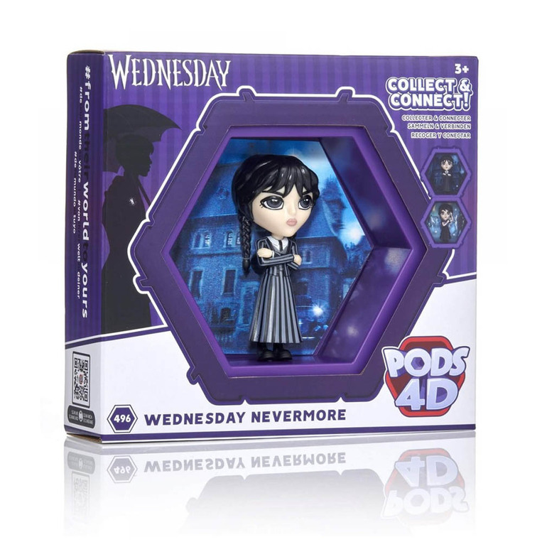 Wednesday Pods 4D Wednesday Addams Collectable Figure - WEN07000
