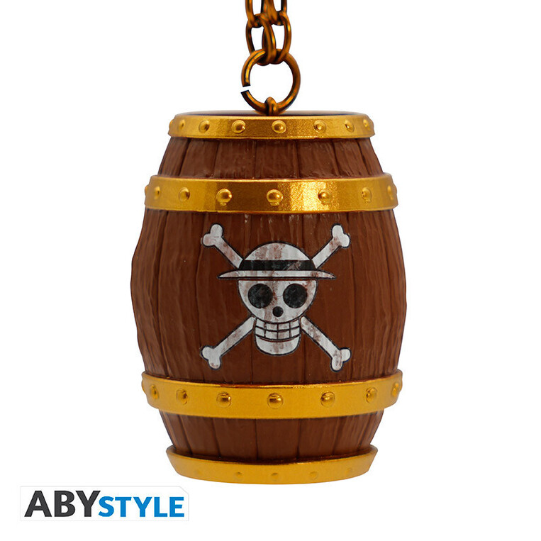 One Piece Keychain 3d Barrel - ABYKEY629