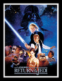 Star Wars Return Of The Jedi (One Sheet) Wooden Framed 30 x 40cm - FP11222P
