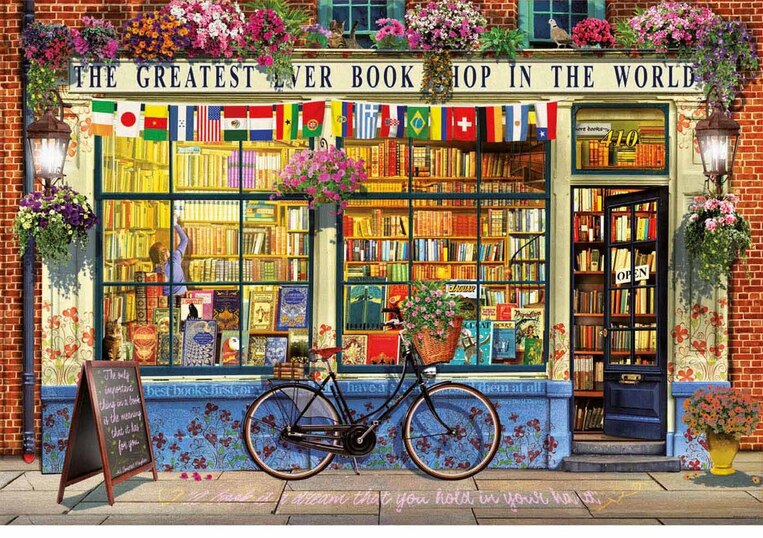 Educa Puzzle The Greatest bookshop In The World, 5000 pieces - 018.583