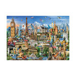 Educa Jigsaw Puzzle Landmarks of Europe 2000 pc - 017.697