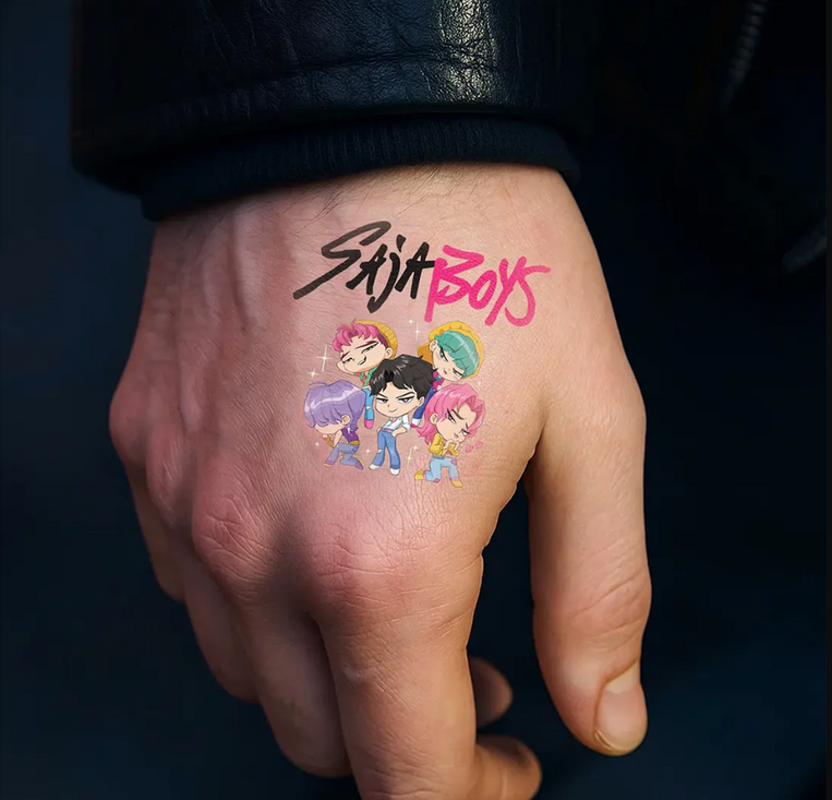 KPop Demon Hunters Tattoos Stickers - CR5226