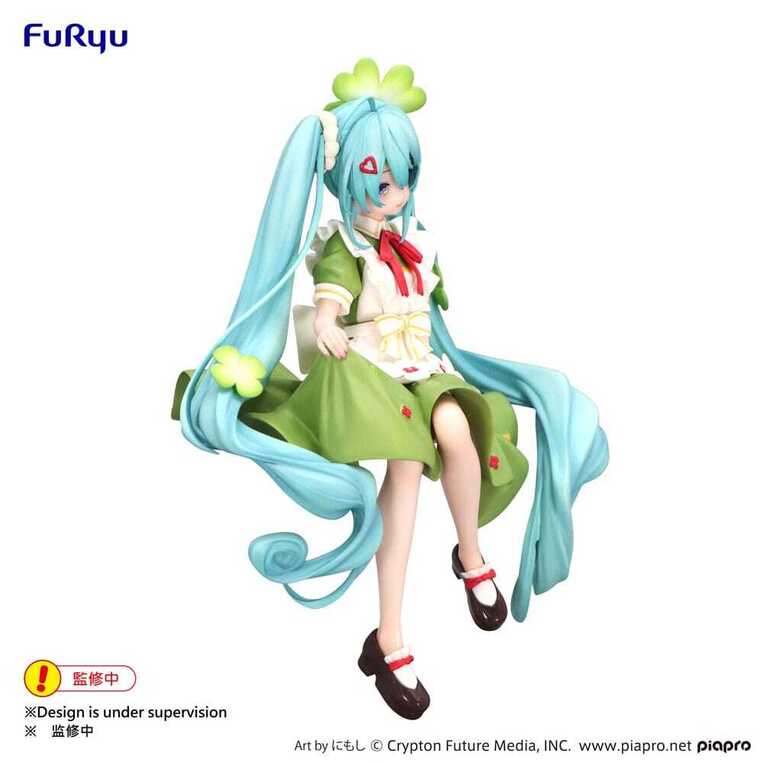 Hatsune Miku Noodle Stopper PVC Statue Flower Fairy Clover 15 cm - FRYU36712