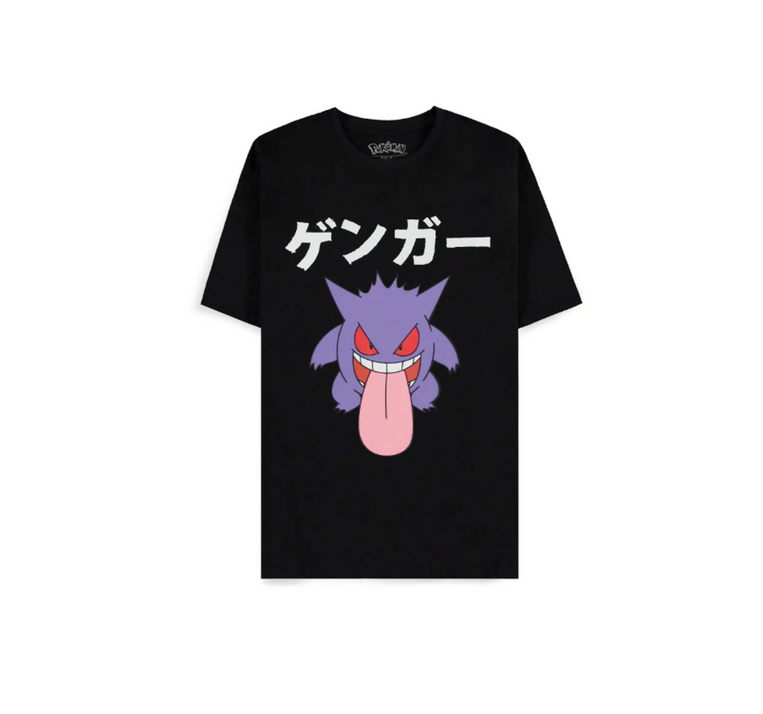 Pokémon Gengar Japan Short Sleeved Black T-shirt - TS150653POK