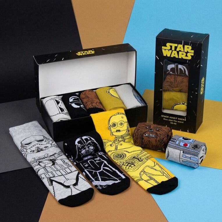 Star Wars Adult Pack 5 Socks - CRD2900003403