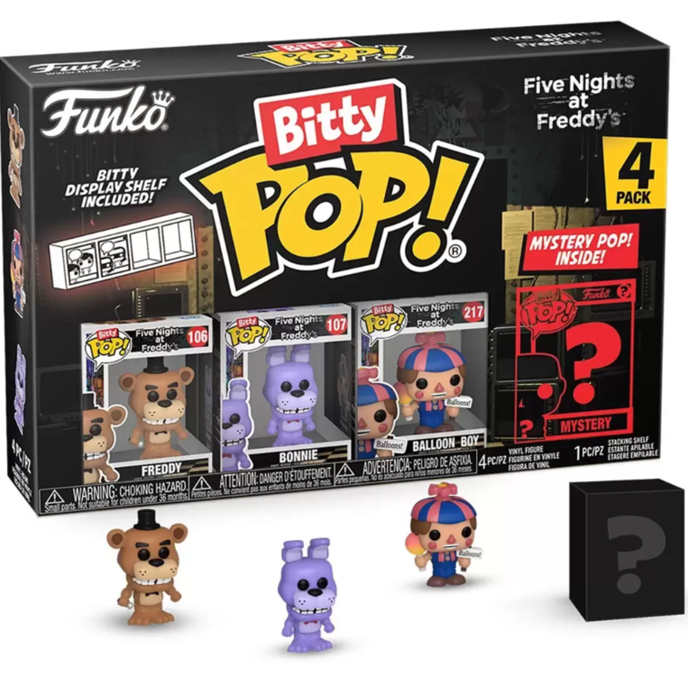 Funko Bitty Pop! 4-Pack: Five Nights at Freddy's -  Freddy Vinyl Figures
