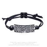 AC/DC Wrist Strap: Lightning Logo (Metal) - HRWL452