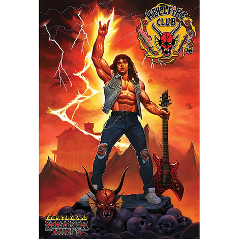 Stranger Things 4 (Hellfire Club Rock God) Maxi Poster 61 x 91.5cm - PP34721
