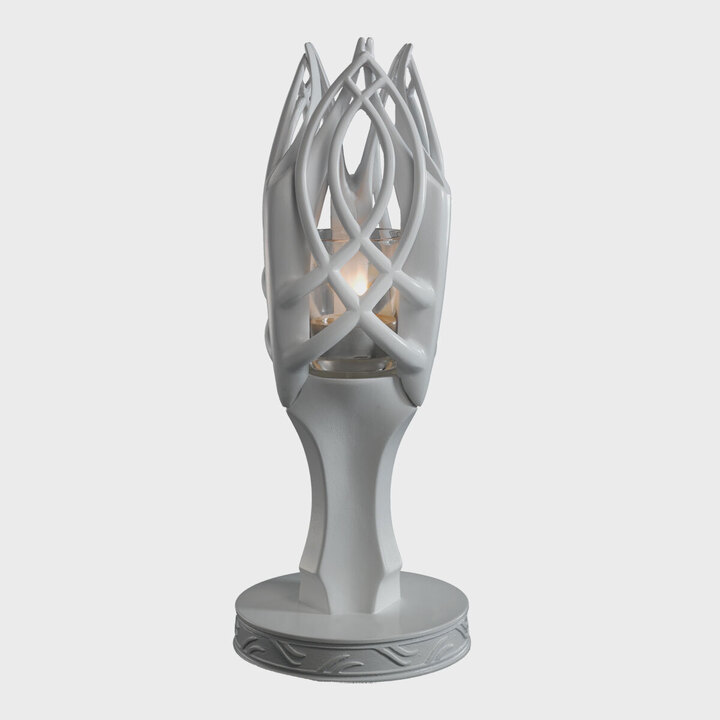 Lord of the Rings The Staff of Gandalf the White Candle Holder 40 cm/porcelain - NN2689