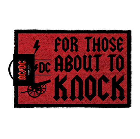 AC/DC (For Those Who Knock) Coir Doormat - GP85128