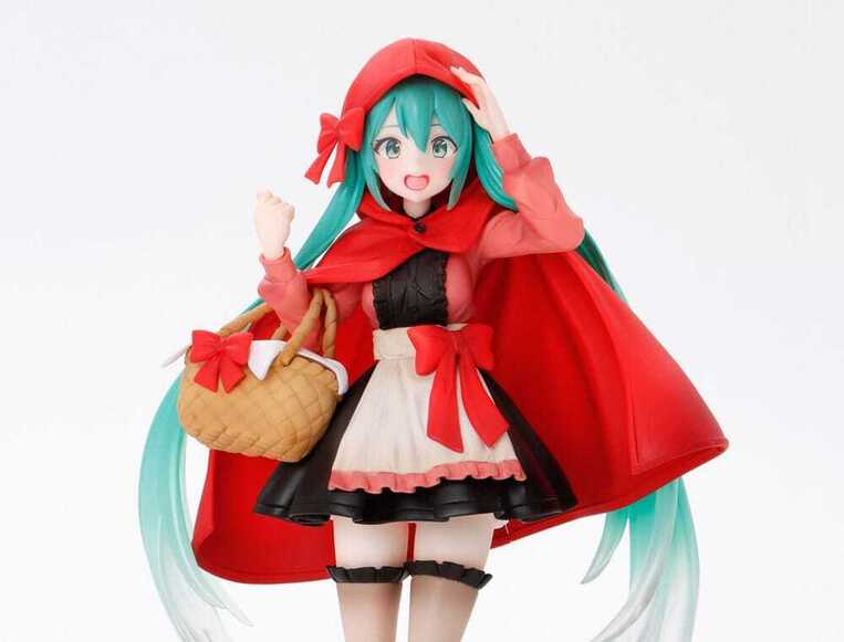 Hatsune Miku Wonderland PVC Statue Little Red Riding Hood 18 cm - TAPR451828100