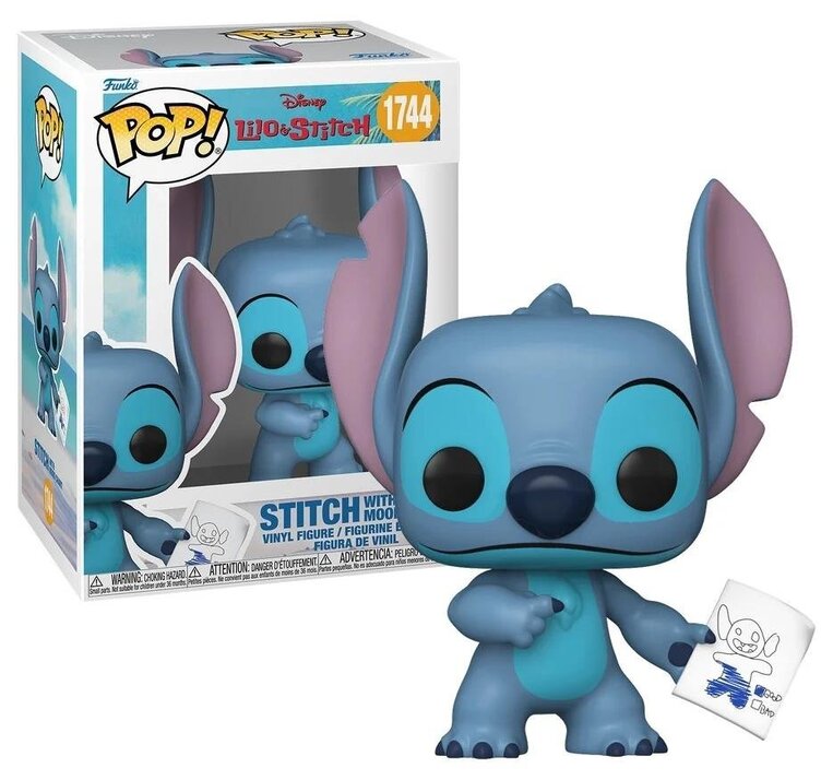 Funko Pop! Disney: Lilo & Stitch - Stitch with Mood  Chart #1744 Vinyl Figure