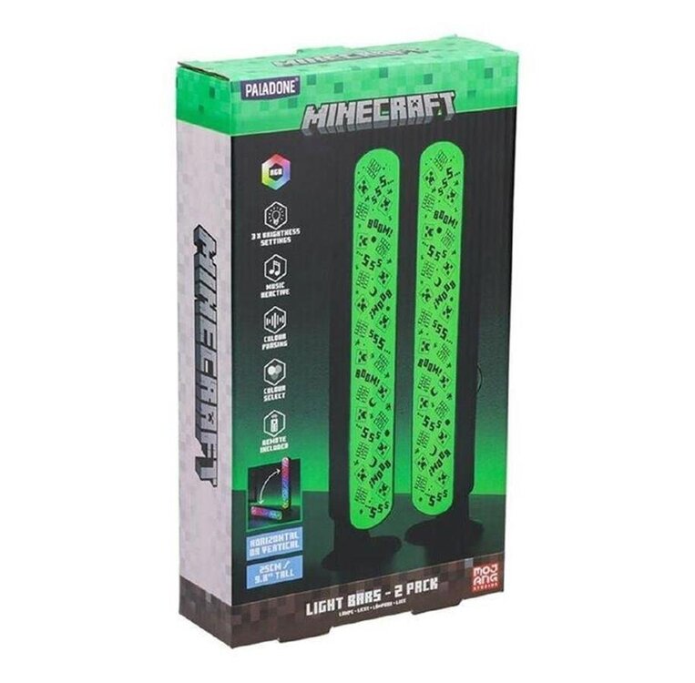Minecraft Light Bar Set of 2 with Remote - PP13889MCF