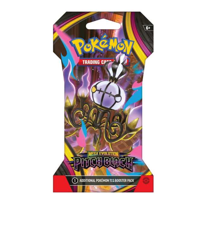 Pokemon TCG Mega Evolution: Pitch Black - Sleeved Booster - POK104243