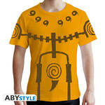 Naruto Shippuden Tshirt "Chakra Mode" Man Ss Yellow- M