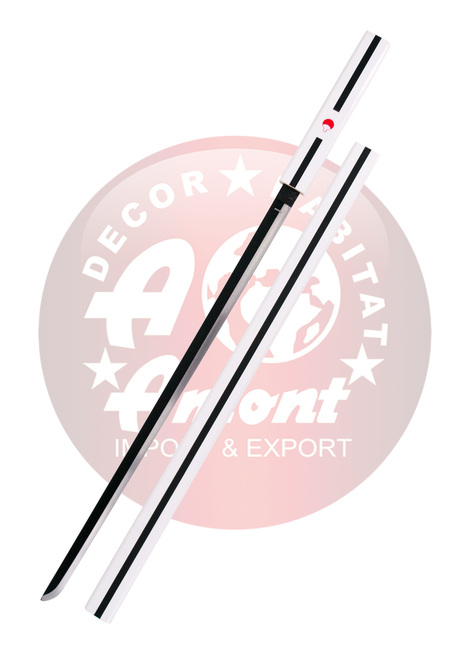 Naruto Shippuden Katana Replica Sasuke Uchiha White Kusanagi 100 cm - S0277W