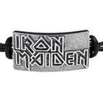 Iron Maiden Wrist Strap: Logo (Metal) - HRWL453