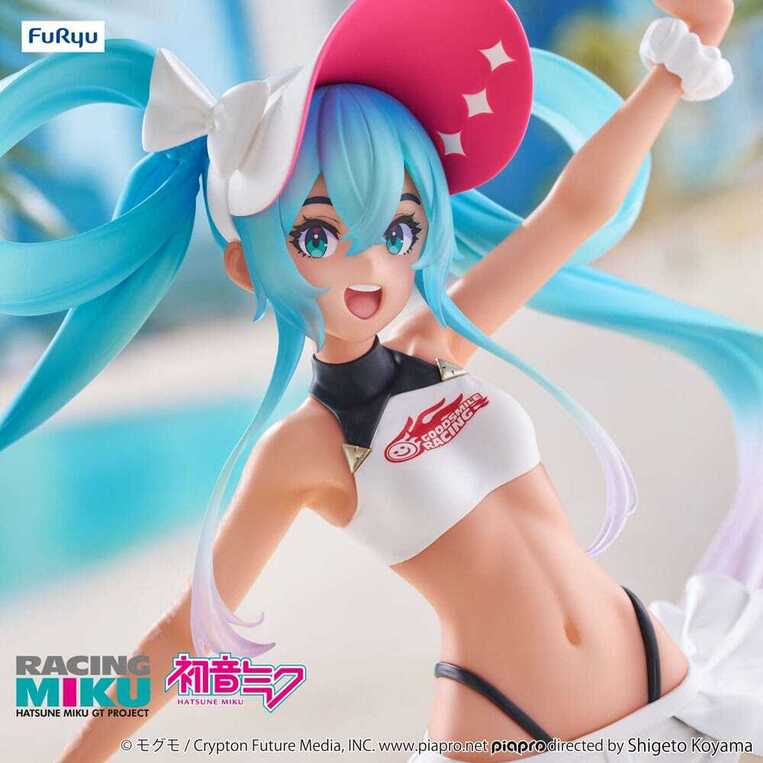 Hatsune Miku GT Project Trio-Try-iT PVC Statue Racing Miku 2024 Summer Holiday Ver. 23 cm - FRYU50267