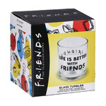 Friends - "Life is better with friends" Glass Tumbler - GL01FDS02