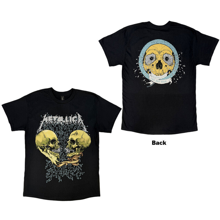 Metallica Unisex T-Shirt: Sad But True (Black) (Back Print) - METTS25MB- XXL