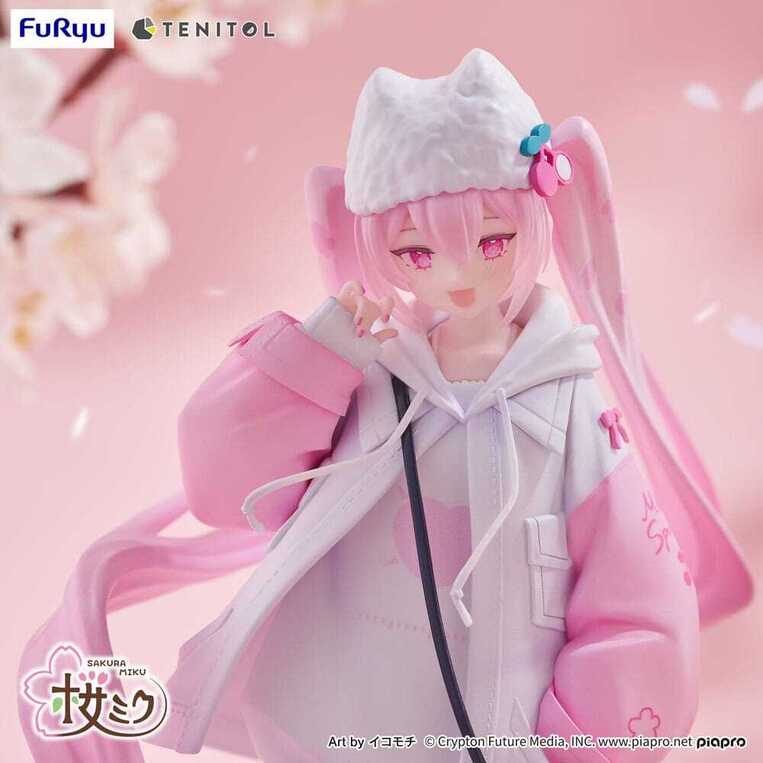 Hatsune Miku Tenitol PVC Statue Sakura Miku Cool style [petit] 19 cm - FRYU40747