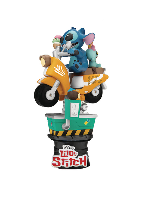 Disney Lilo & Stitch D-Stage PVC Diorama Stitch Coin Ride 16 cm - BKDDS-041