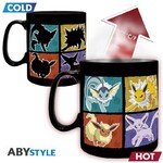 Pokemon Mug Heat Change - 460 ml ceramic - Eevee - ABYMUGA281