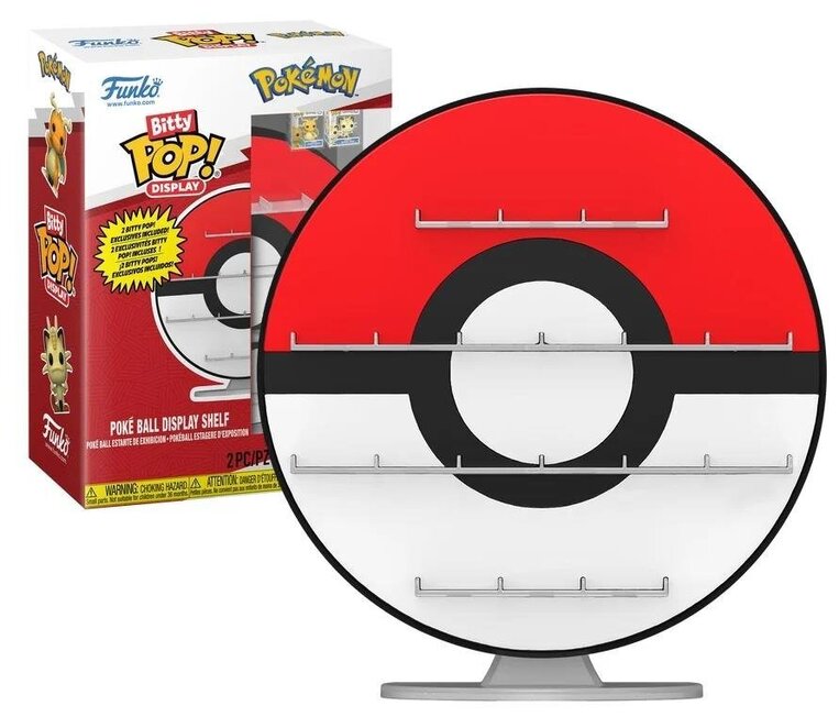 Funko Bitty POP! Pokemon - Pokeball Display Shelf (Περιέχει 2 Bitty POP!)