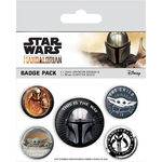 Star Wars The Mandalorian Badge Button 5 Pin Set - BP80694