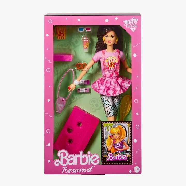 Barbie Rewind '80s Edition Doll At The Movies - HJX18