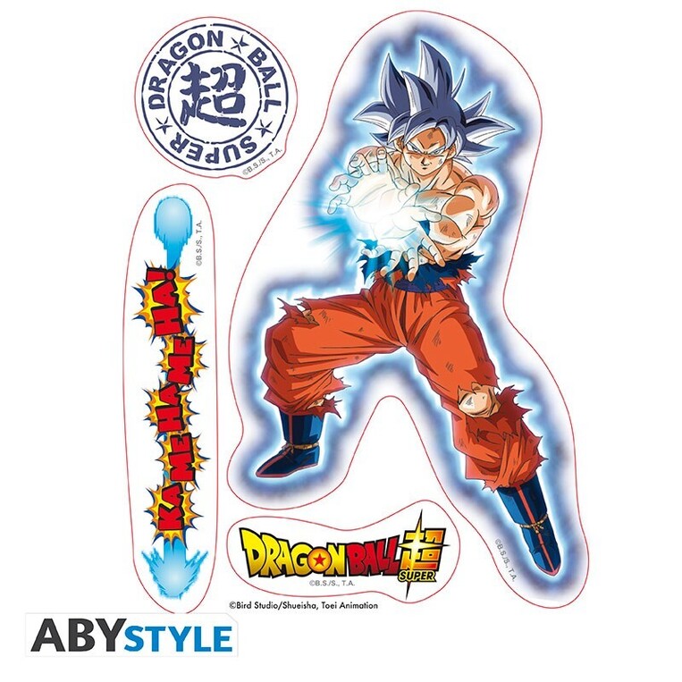 Dragon Ball Super Stickers 16x11cm/ 2 Sheets Goku & Vegeta - ABYDCO738