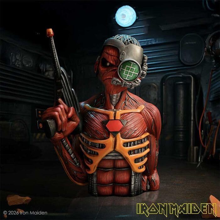 Iron Maiden Bust Somewhere In Time - NEMN-B7372A26