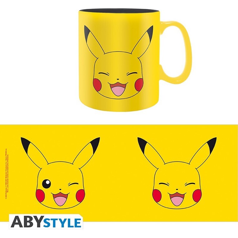 Pokemon - Mug - 460 Ml - Pikachu Face - With Box - ABYMUGA166