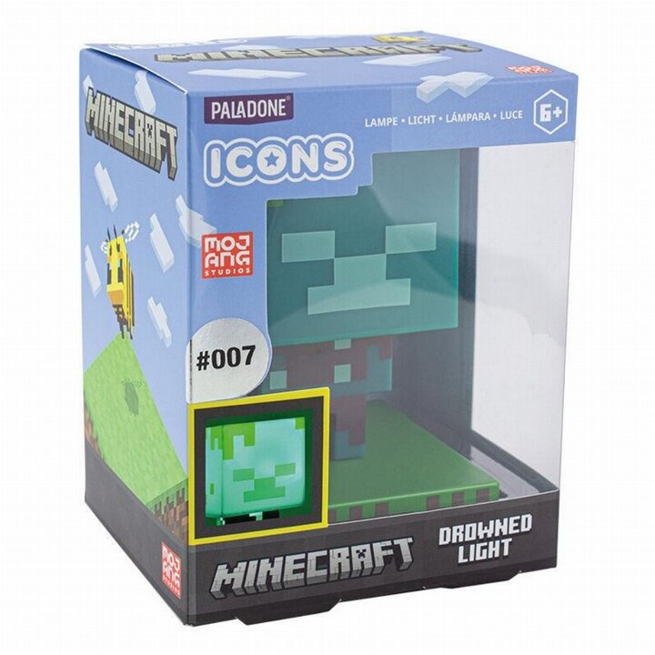 Minecraft Drowned Zombie Icon Light - PP7999MCF