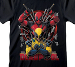 Marvel Deadpool & Wolverine Weapons - T-shirt - DP308517TSB
