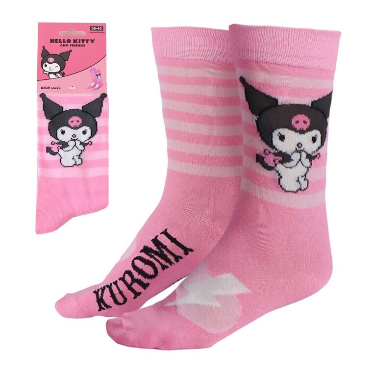 Hello Kitty Adult Socks Kuromi - CRD2900003028- 36-43