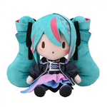 Character Vocal Series 01: Hatsune Miku Fuwa Petit Plush Figure Hatsune Miku Punk! M 22 cm - SEGA56216