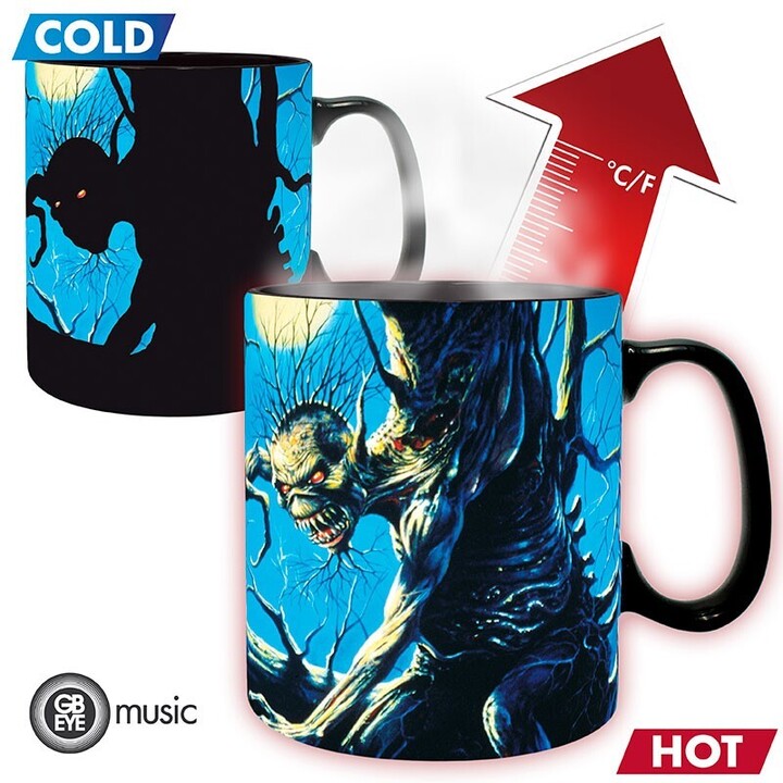 Iron Maiden Mug Heat Change 460 ml Fearofthe Dark - GBYMUG042