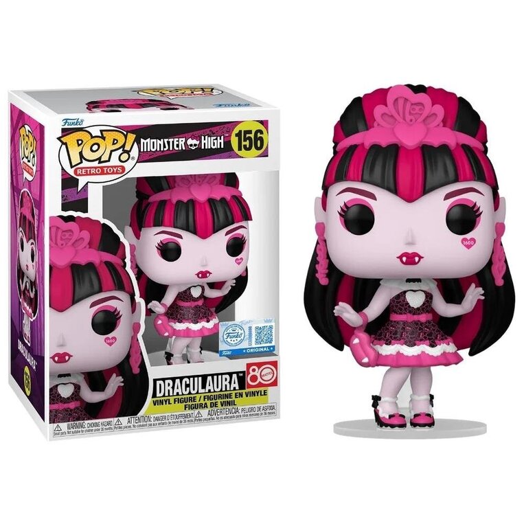 Funko POP! Retro Toys: Monster High - Draculaura (80 Years Mattel) #156 (Exclusive Figure)
