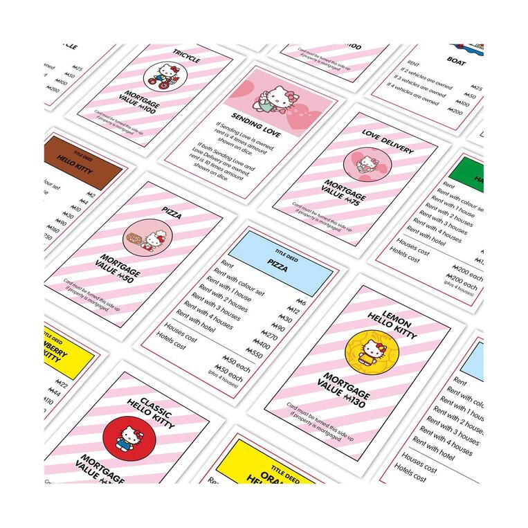 Monopoly Hello Kitty Board Game (English Language) - WM04863