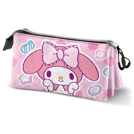 Hello Kitty My Melody Sweets Triple Pencil Case - KMN09500